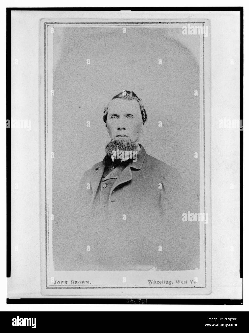 James S. Cassady, Captain, 7th West Virginia Cavalry, head-and-shoulders portrait, facing front Stock Photo