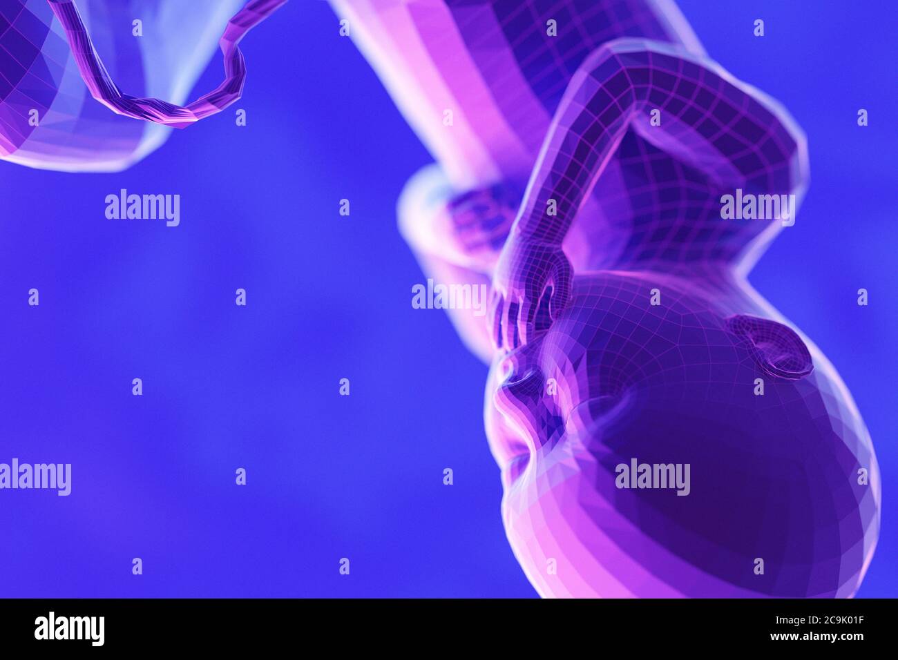 Foetus, week 36, illustration Stock Photo - Alamy