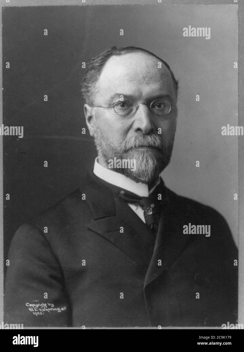 James Thompson McCleary, 18531924, bust portrait, facing right Stock