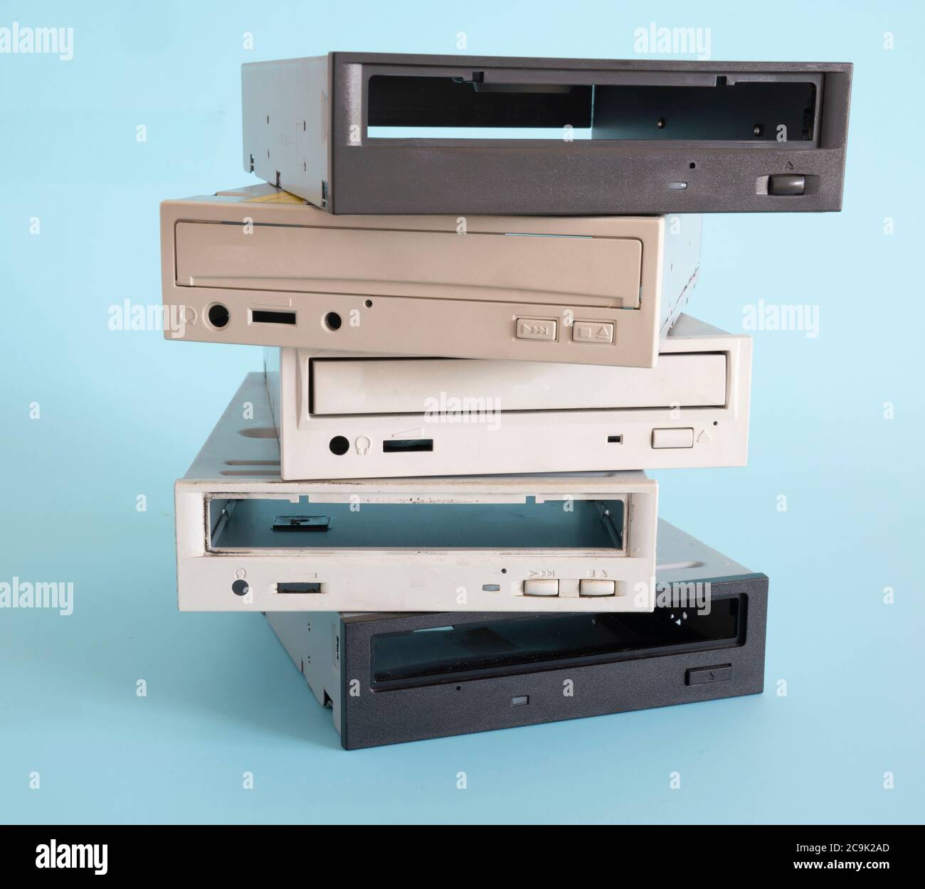 Computer hardware for recycling. Stock Photo