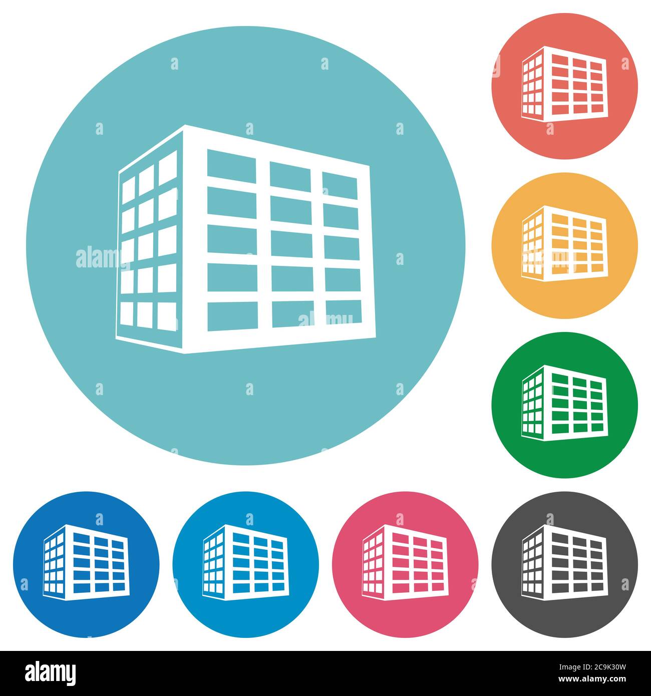 White tower block Stock Vector Images - Alamy