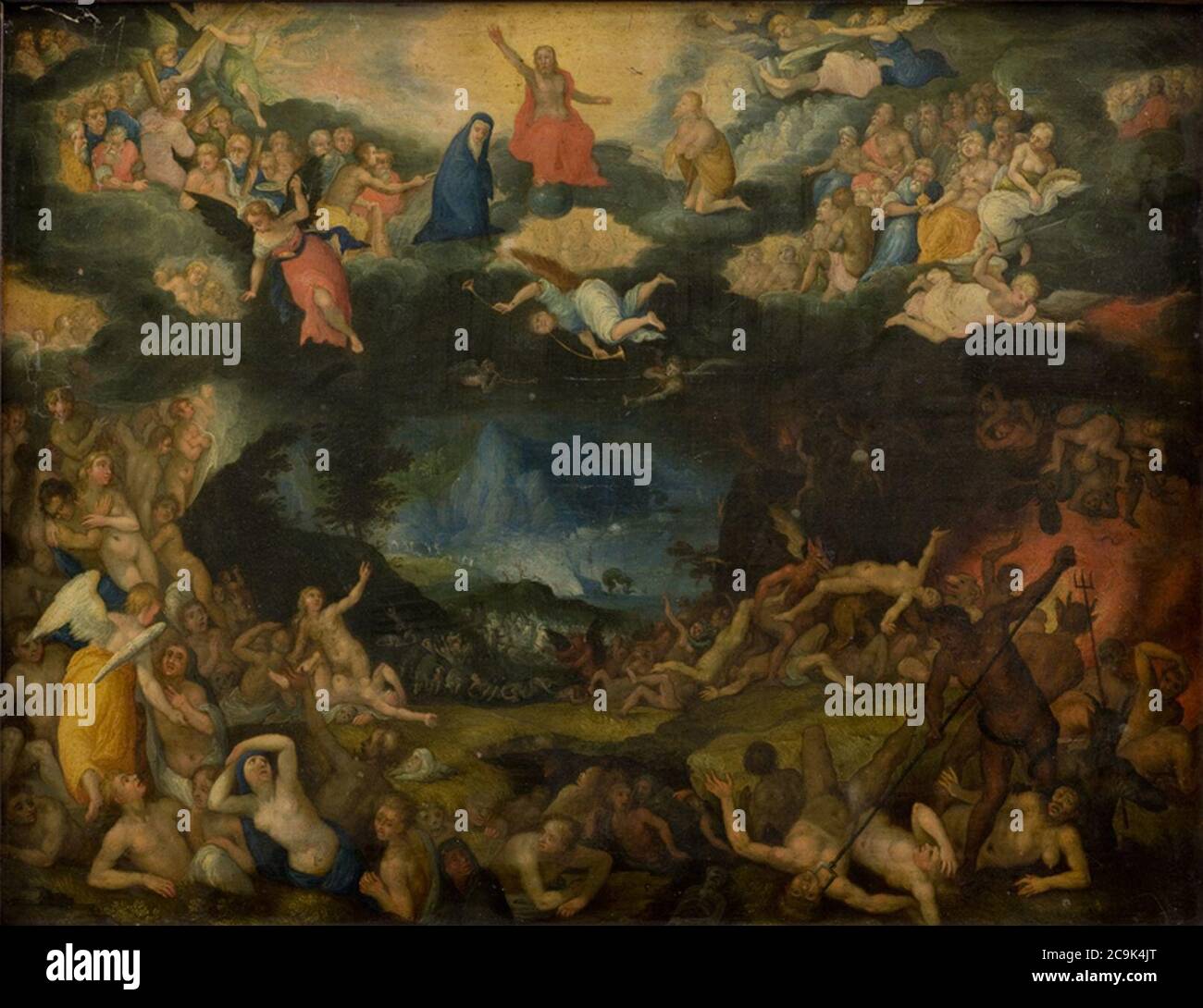 Jan Brueghel d.Ä. - The Last Judgement Stock Photo