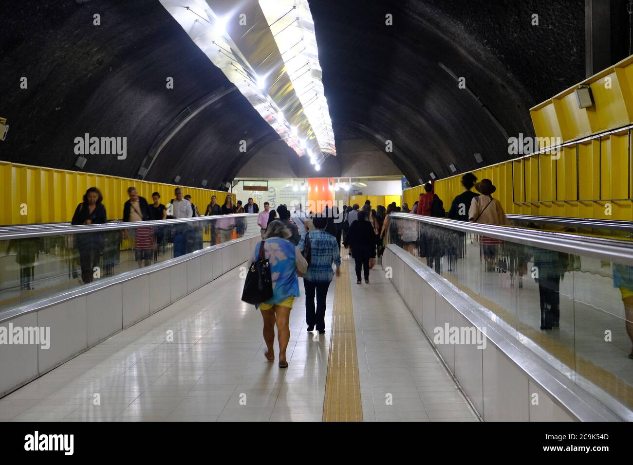 Brazil Rio de Janeiro - Cantagalo Subway station Stock Photo