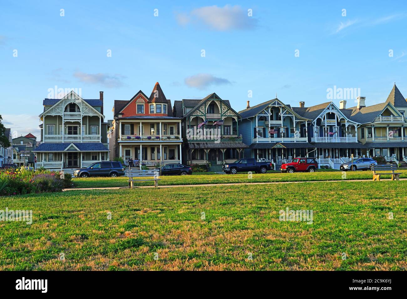 OCEAN GROVE, NJ 16 JUL 2020 View of Ocean Grove, a town on the New