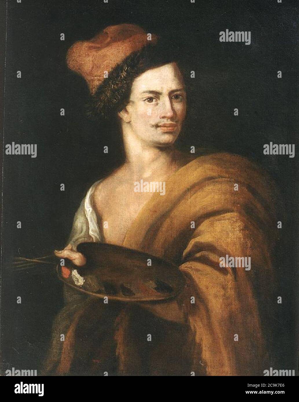 Manyoki Jan Kupecký - Portrait of Ádám Mányoki Stock Photo - Alamy