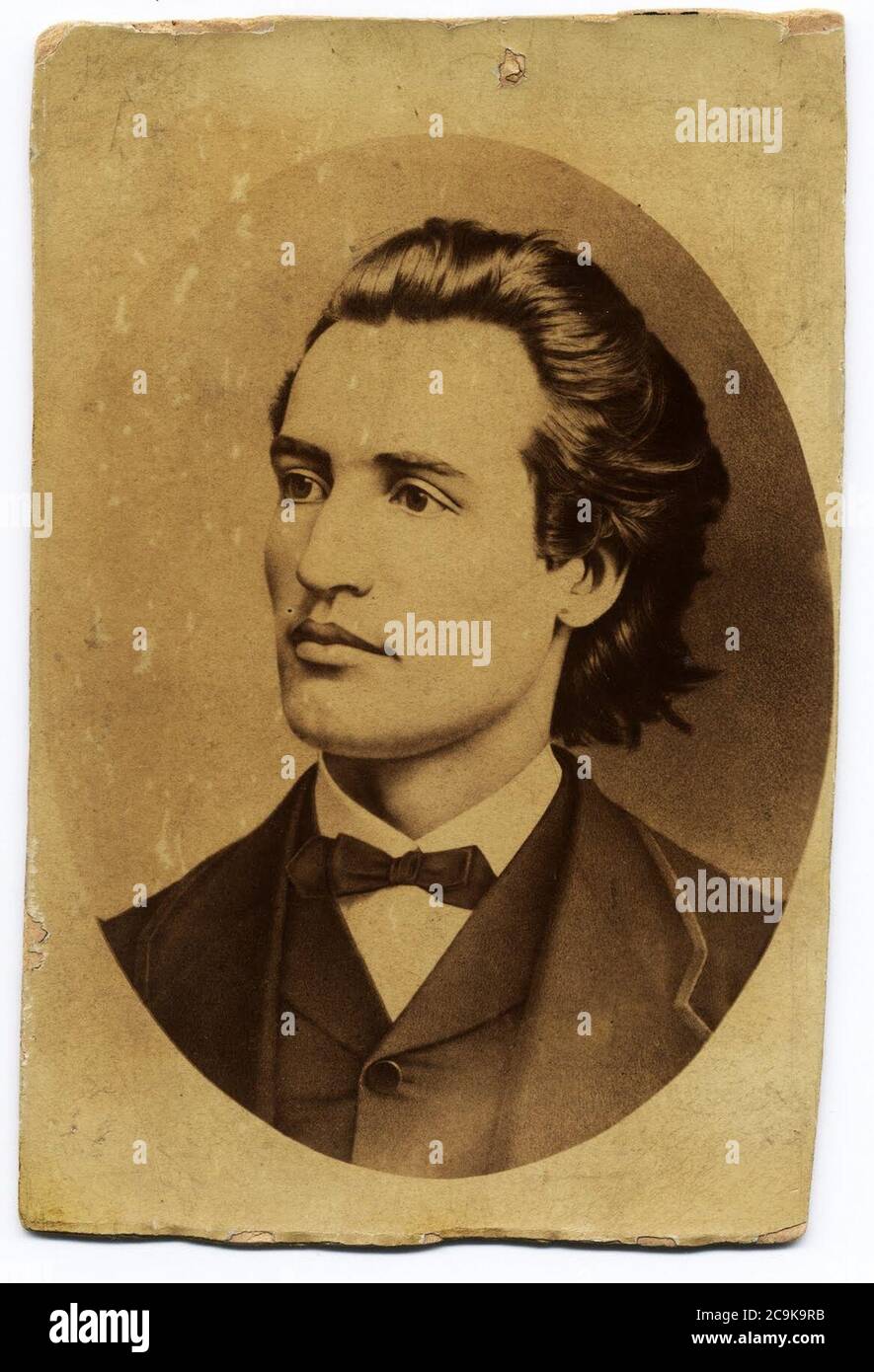 Jan Tomas - Mihai Eminescu 1869. Stock Photo