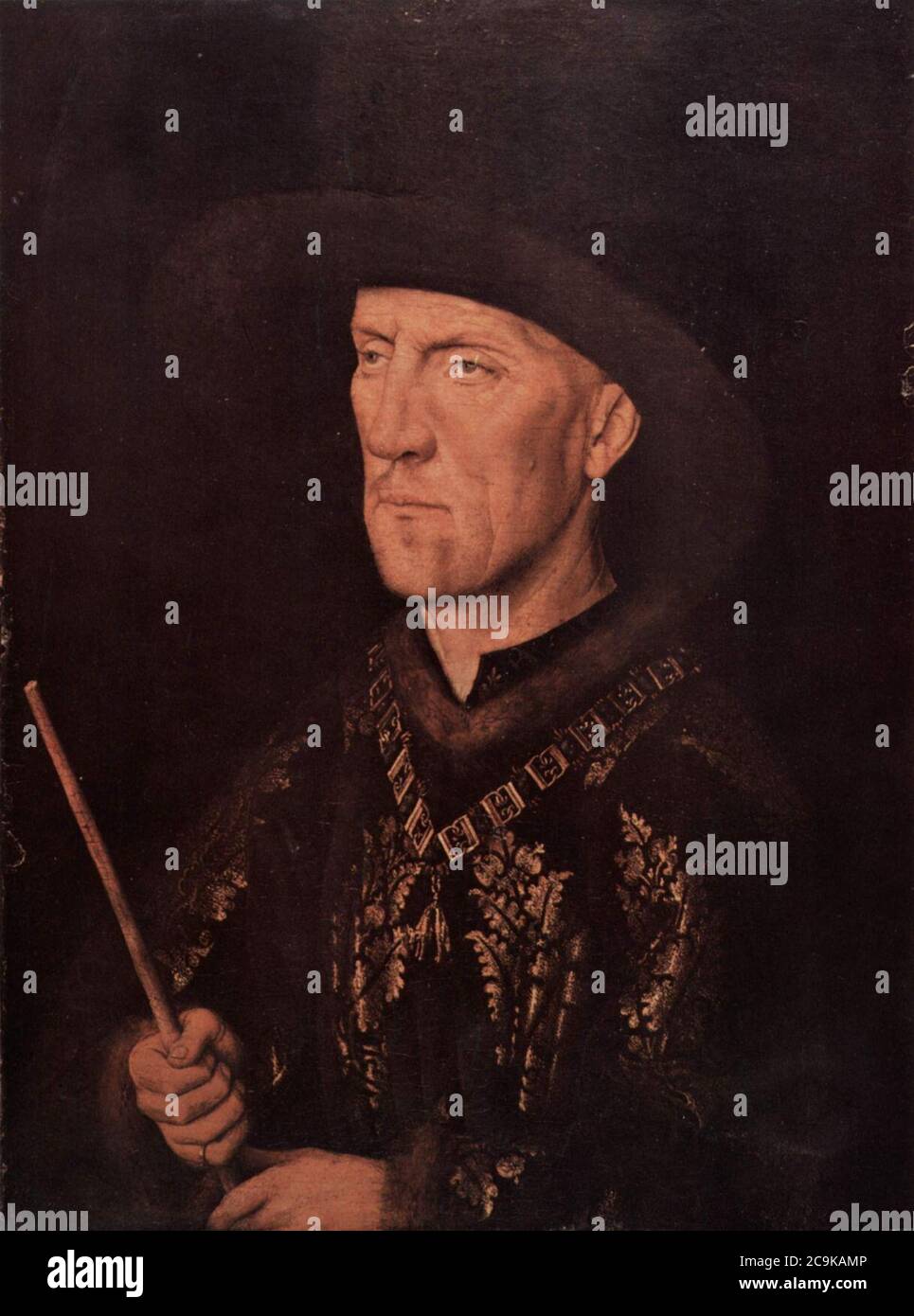 Jan van Eyck - Baudouin de Lannoy Stock Photo - Alamy