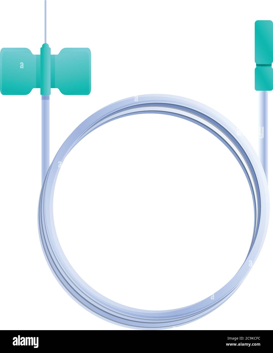 Care catheter icon. Cartoon of care catheter vector icon for web design