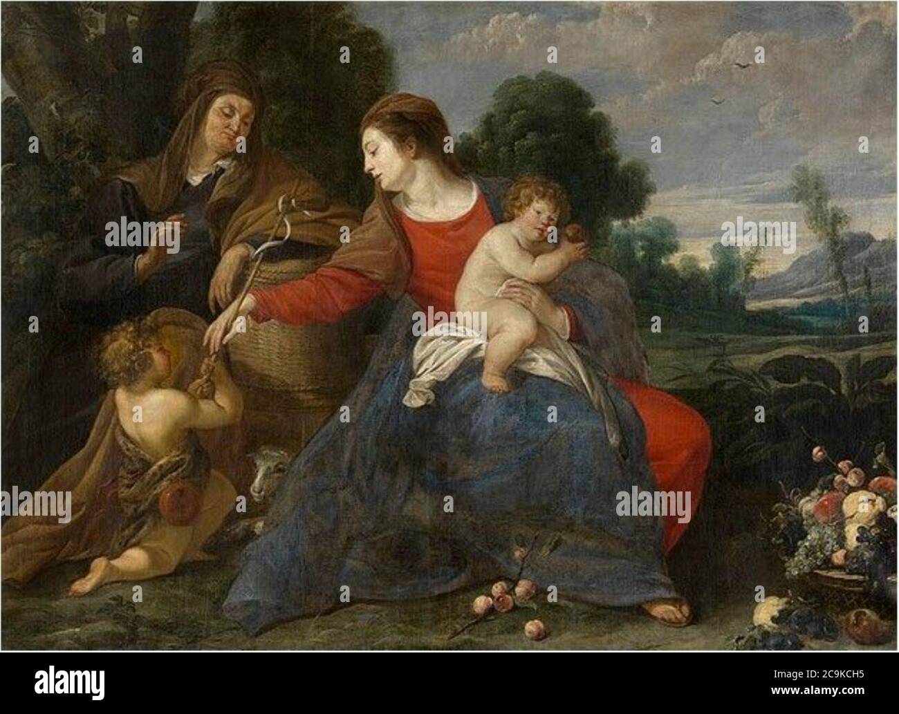 Jan Wildens The Holy Family Stock Photo Alamy