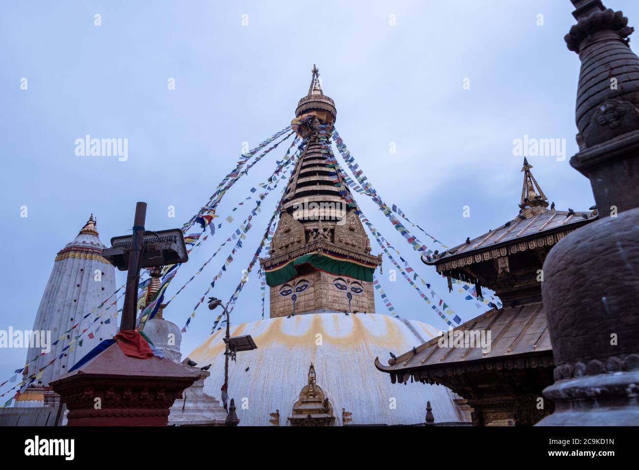 Swayambhunath, also known as Monkey Temple is located in the heart of