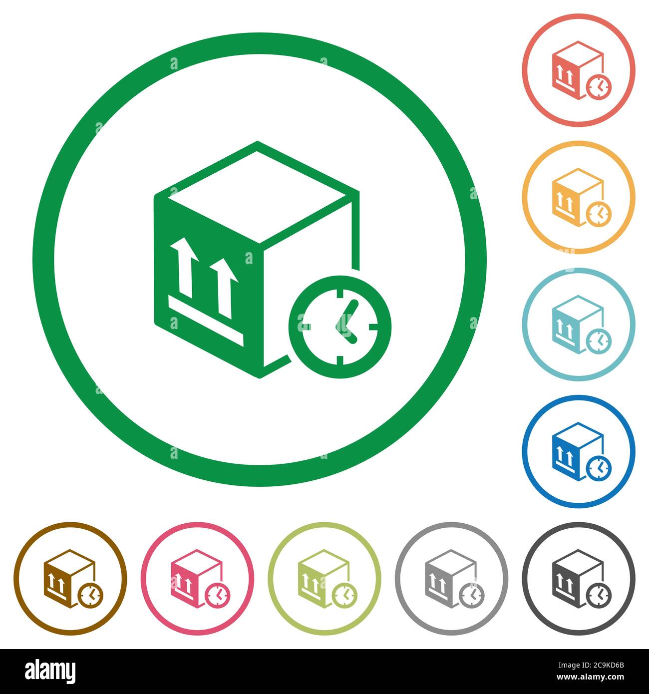 Symbols on side cardboard box hi-res stock photography and images - Alamy