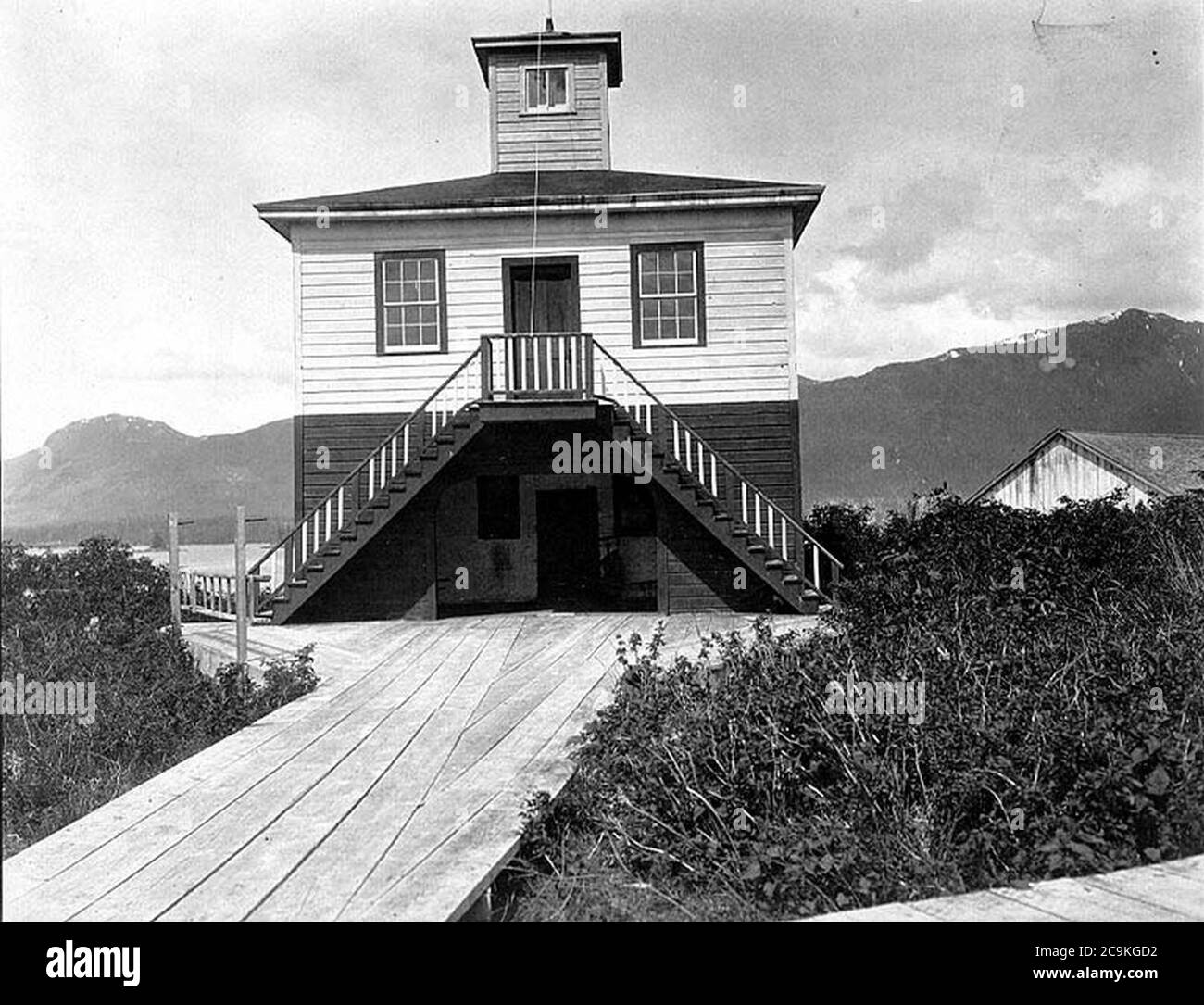 Jail and fire department Metlakatla Alaska nd (COBB 255 Stock Photo Alamy