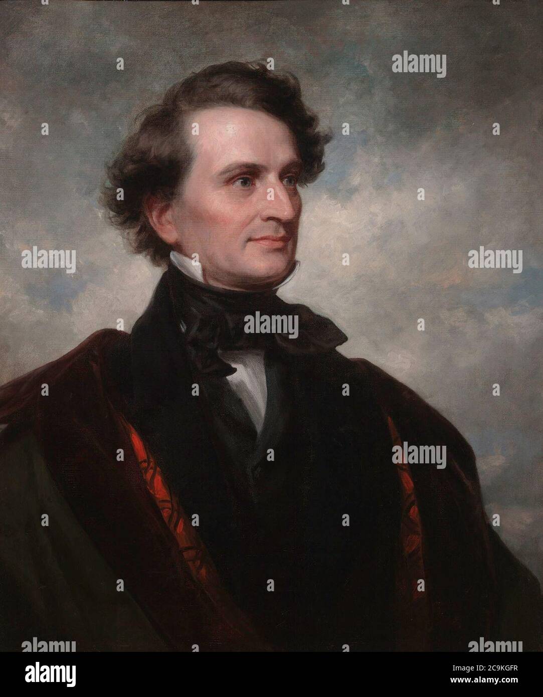 James Dwight Dana by Daniel Huntington 1858. Stock Photo