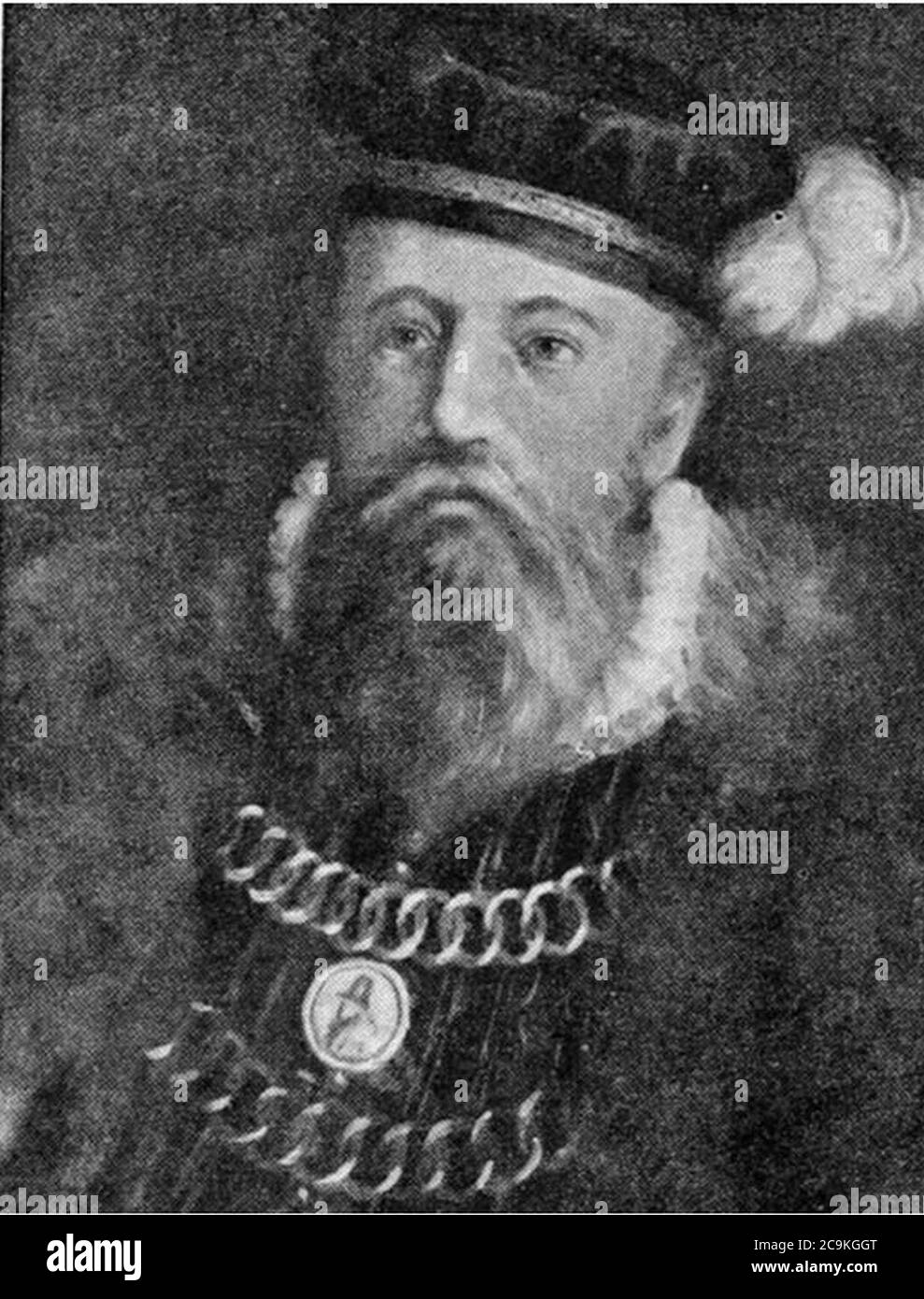 Jakob Bagge 1502-1577. Stock Photo