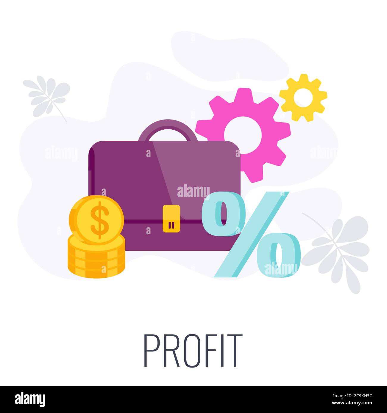 Profit Icon. Strategy, management and marketing Infographics. Stock Vector