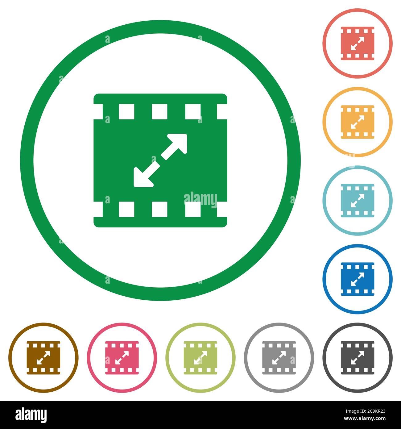 Digital resize symbols hi-res stock photography and images - Alamy