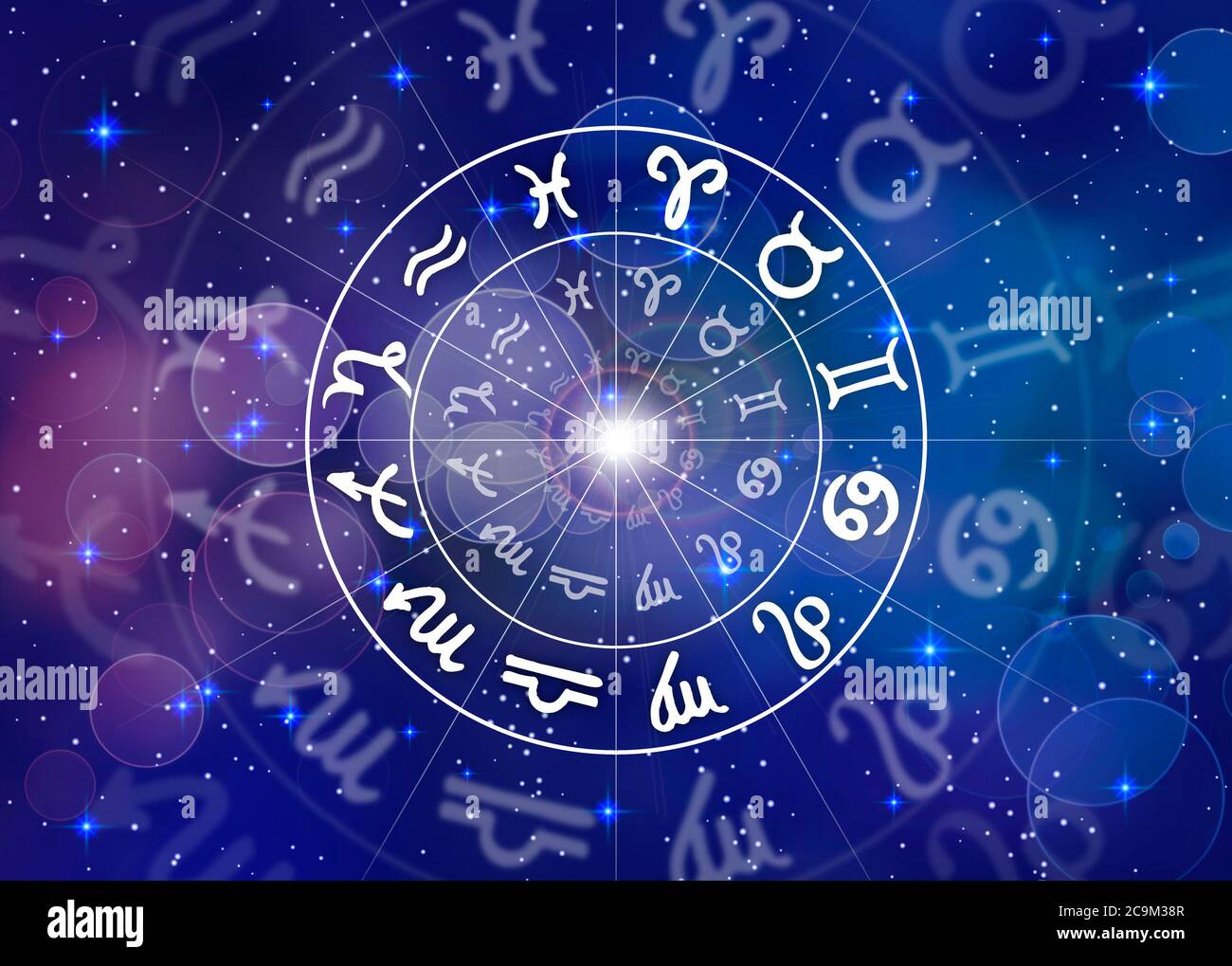 Horoscope chart hi-res stock photography and images - Alamy