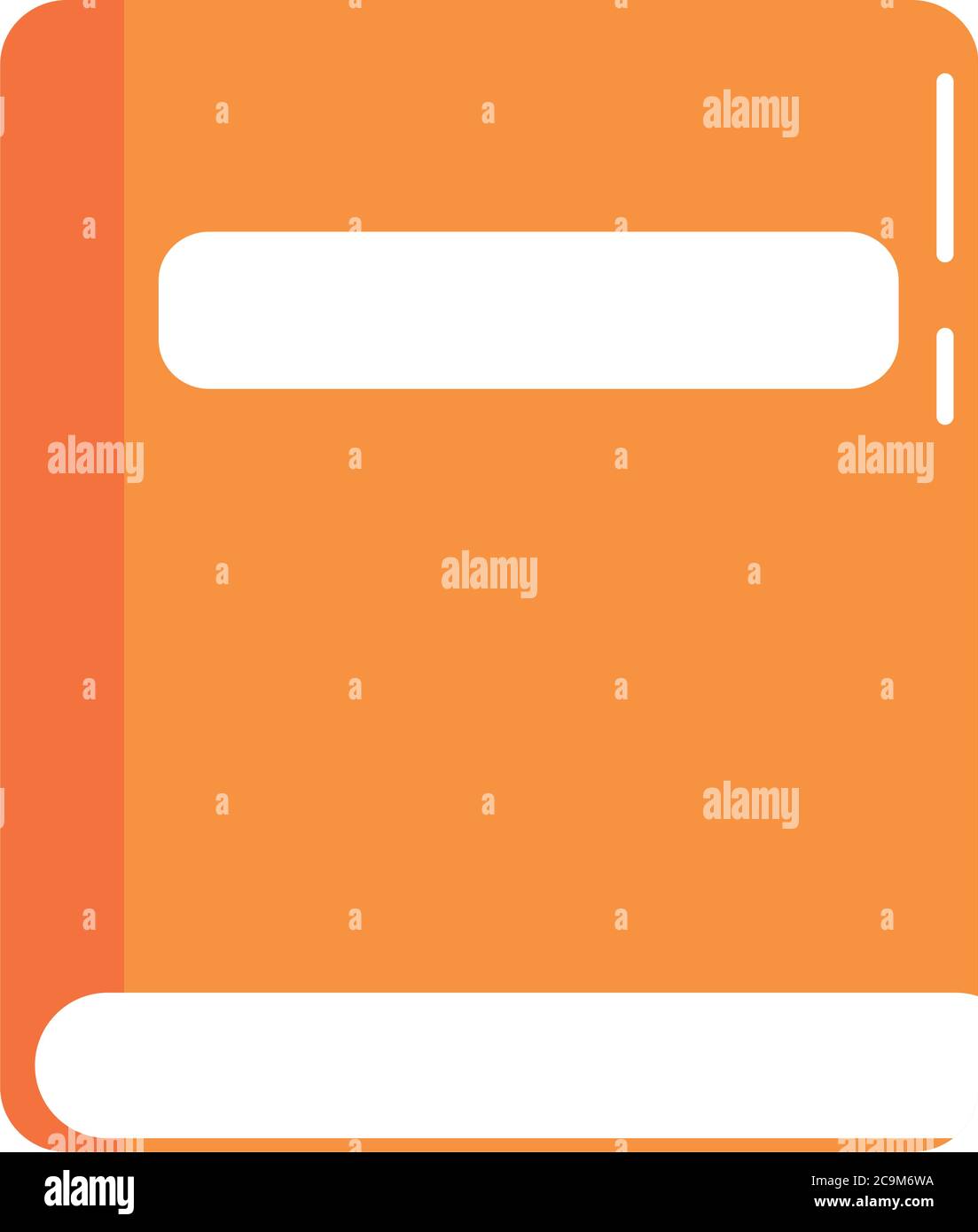 school education supply book learning flat style icon vector ...