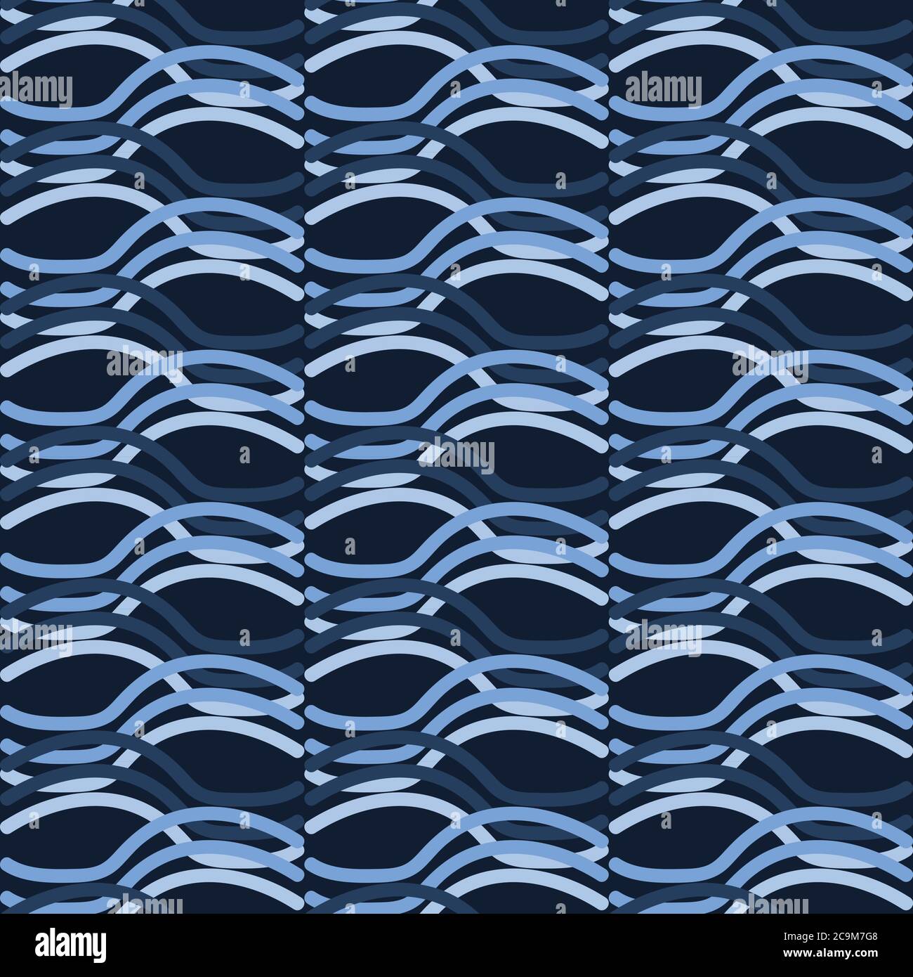 Indigo blue doodle stripe seamless pattern. Sketchy geometric vector  background. Modern dark navy striped wallpaper graphic design. Hand drawn  quirky Stock Vector Image & Art - Alamy