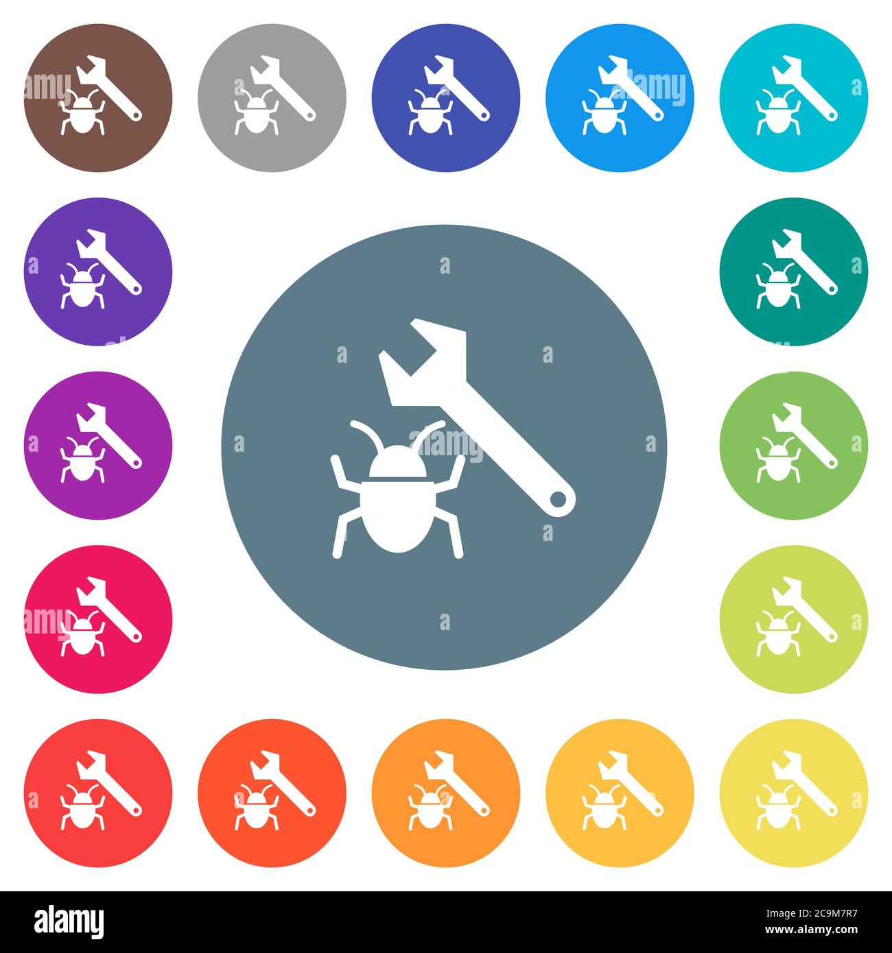 Bug fixing flat white icons on round color backgrounds. 17 background ...