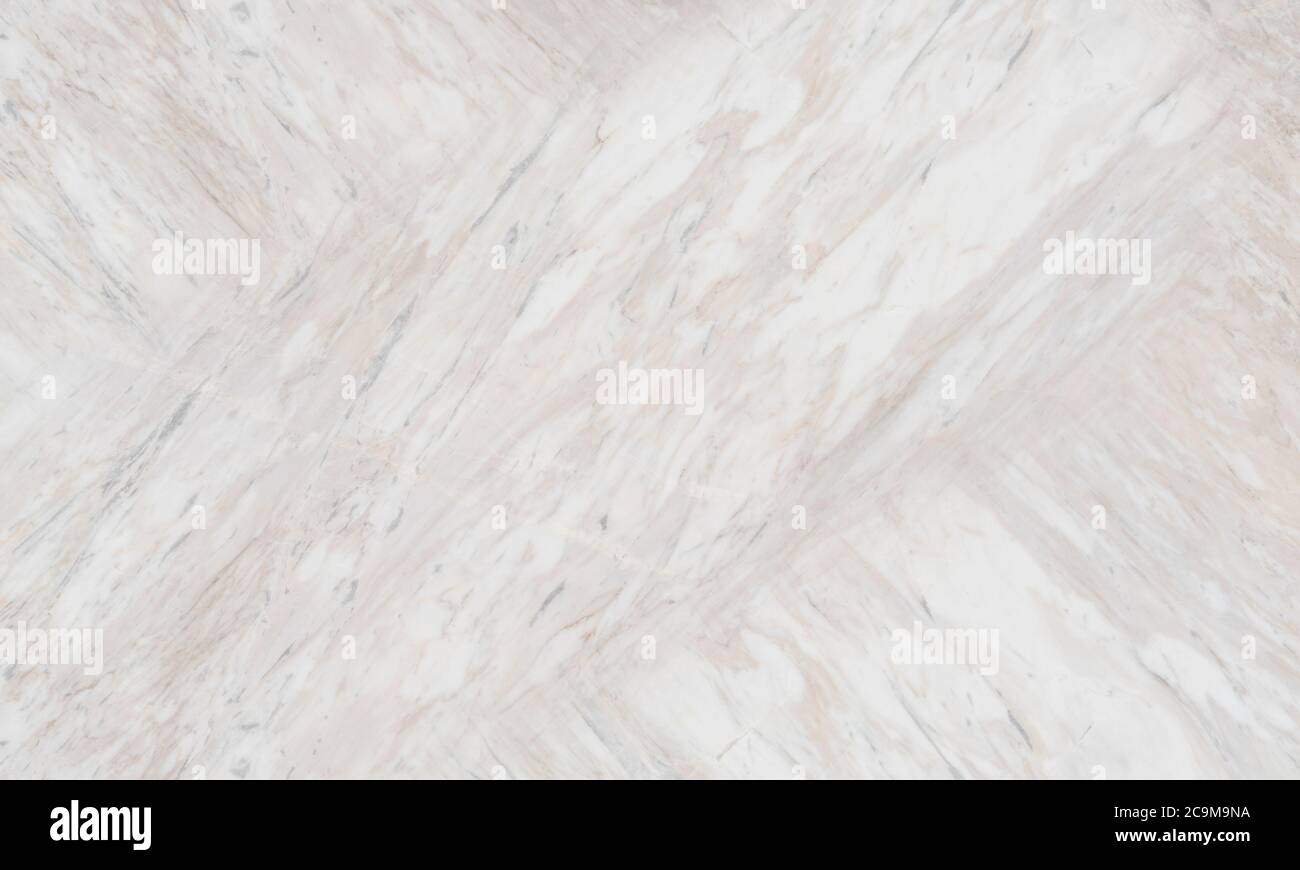 Marble granite white panorama background wall surface black pattern Stock Photo