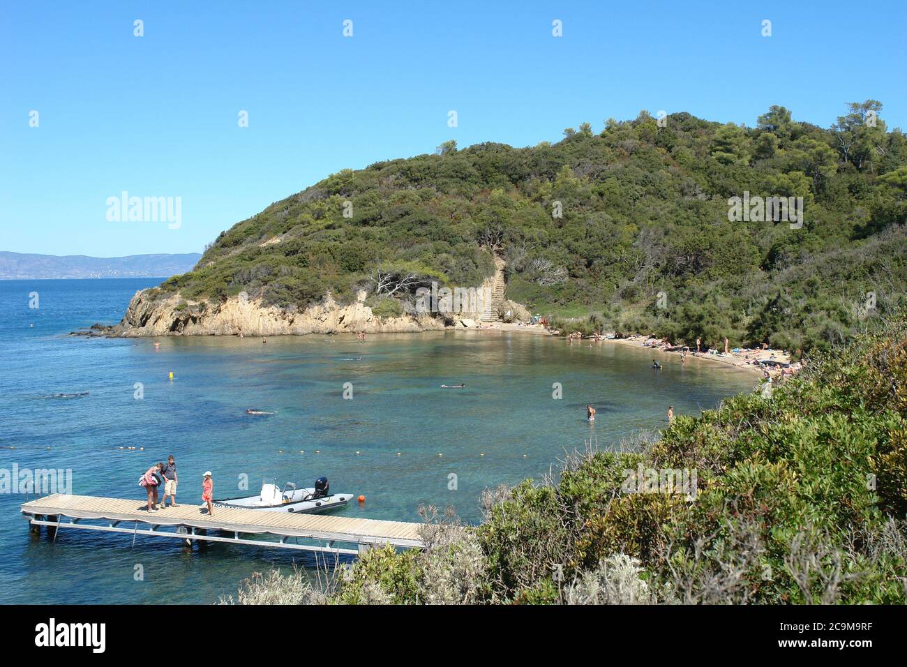 Ile De Port Cros National Natural Park Anse De La Palud Stock Photo Alamy