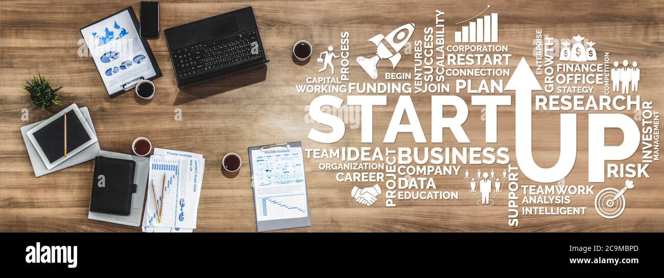 Start Up Business of Creative People Concept. Stock Photo