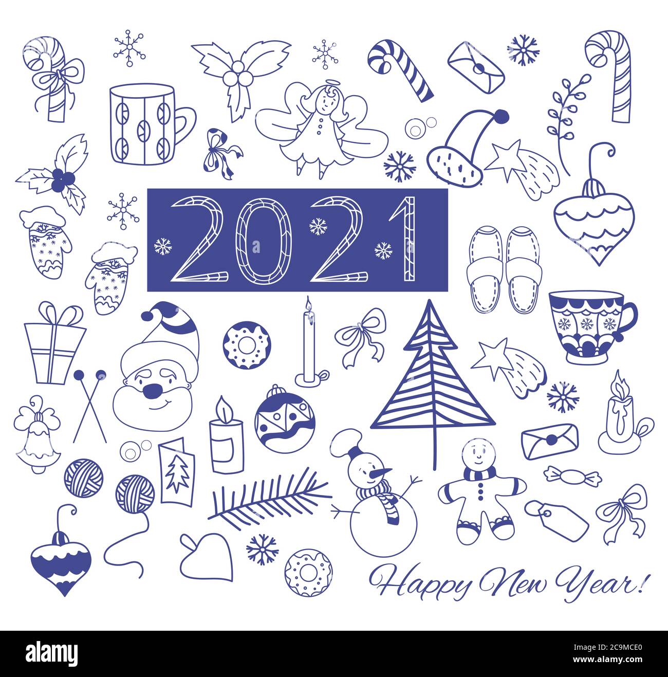 21 New Year Set Cute Doodles New Year Drawings A Snowman And A Tree Santa And A Fairy A Gingerbread Man And A Christmas Star An Envelope And Stock Vector Image 21 New Year Set Cute Doodles New Year Drawings A Snowman And A Tree Santa And A Fairy A Gingerbread Man And A Christmas Star An Envelope And Stock Vector Image