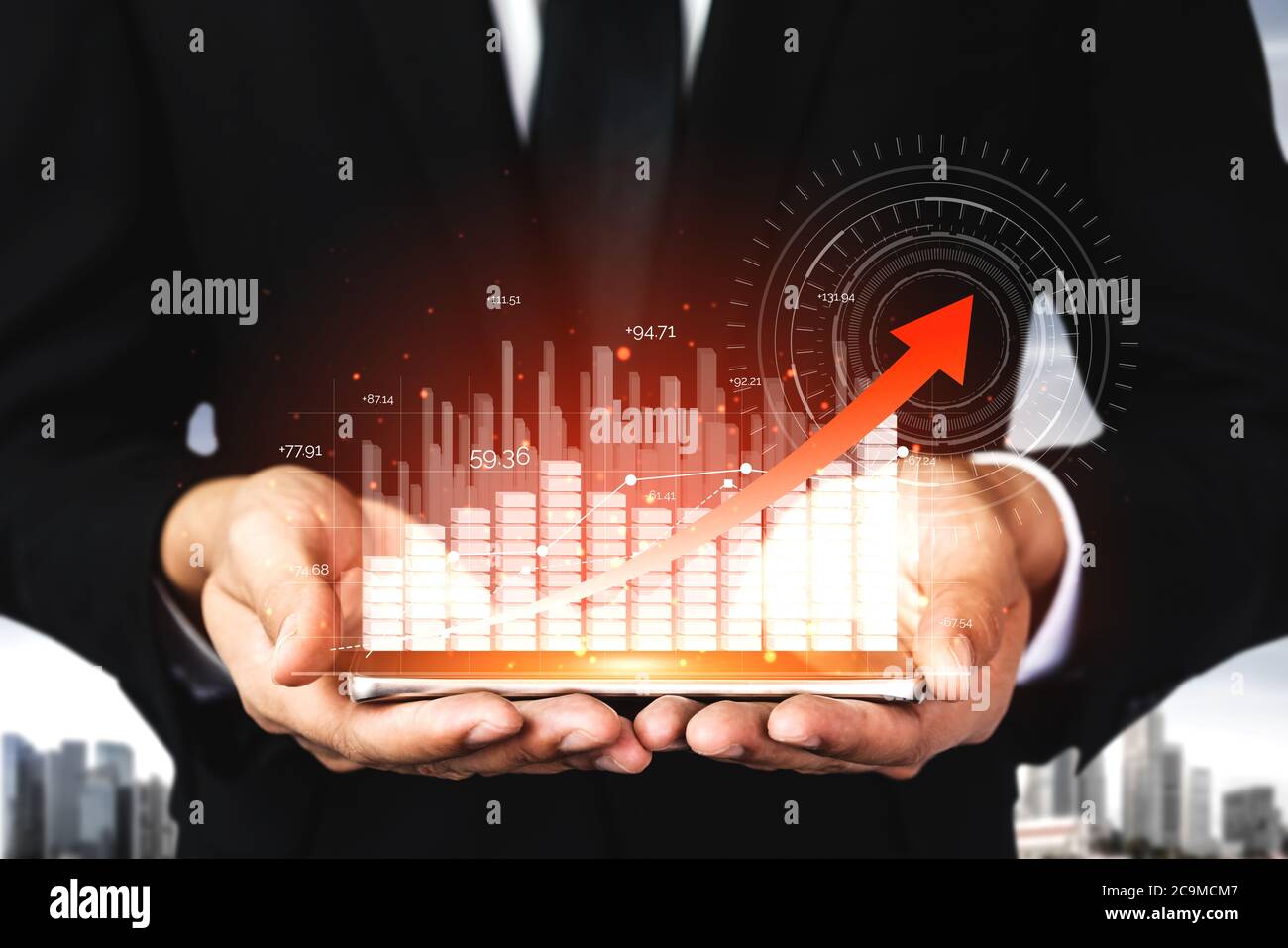 Profit increase visualization hi-res stock photography and images - Alamy