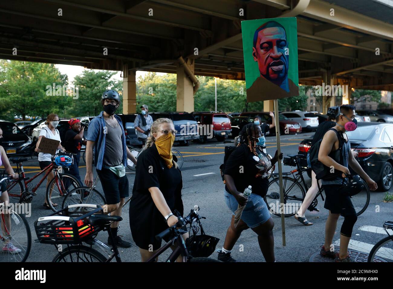 Demonstrators march from Barclay’s Center through New York City