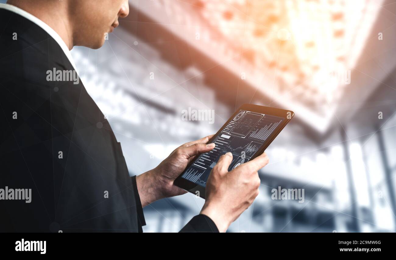 Data Analysis for Business and Finance Concept Stock Photo