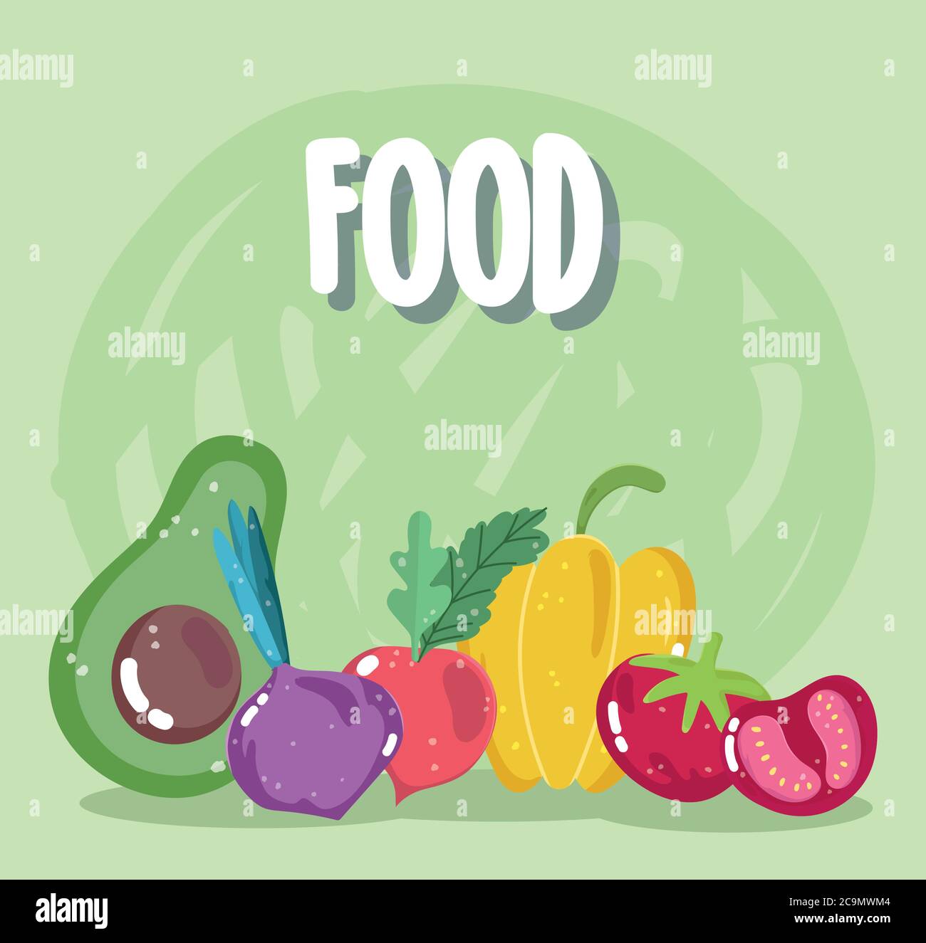 food vegetables avocado radish beet pepper tomatoes menu fresh diet ...
