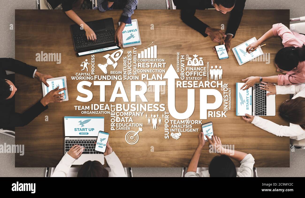 Start Up Business of Creative People Concept Stock Photo