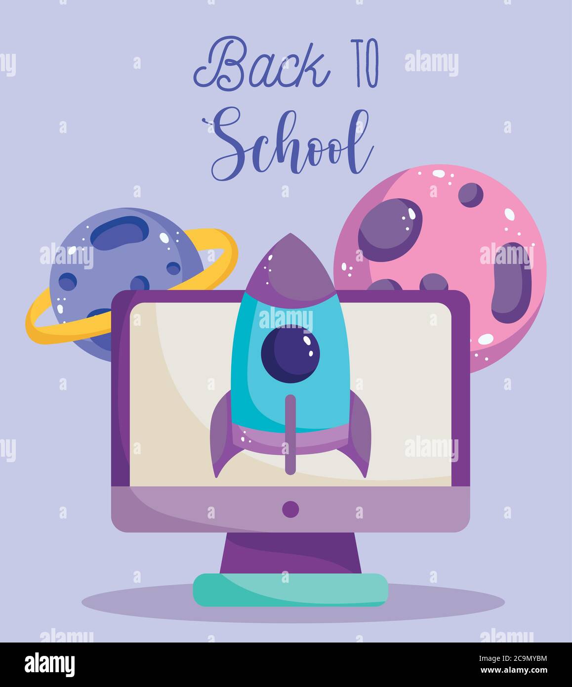back to school, computer rocket planets science elementary education ...