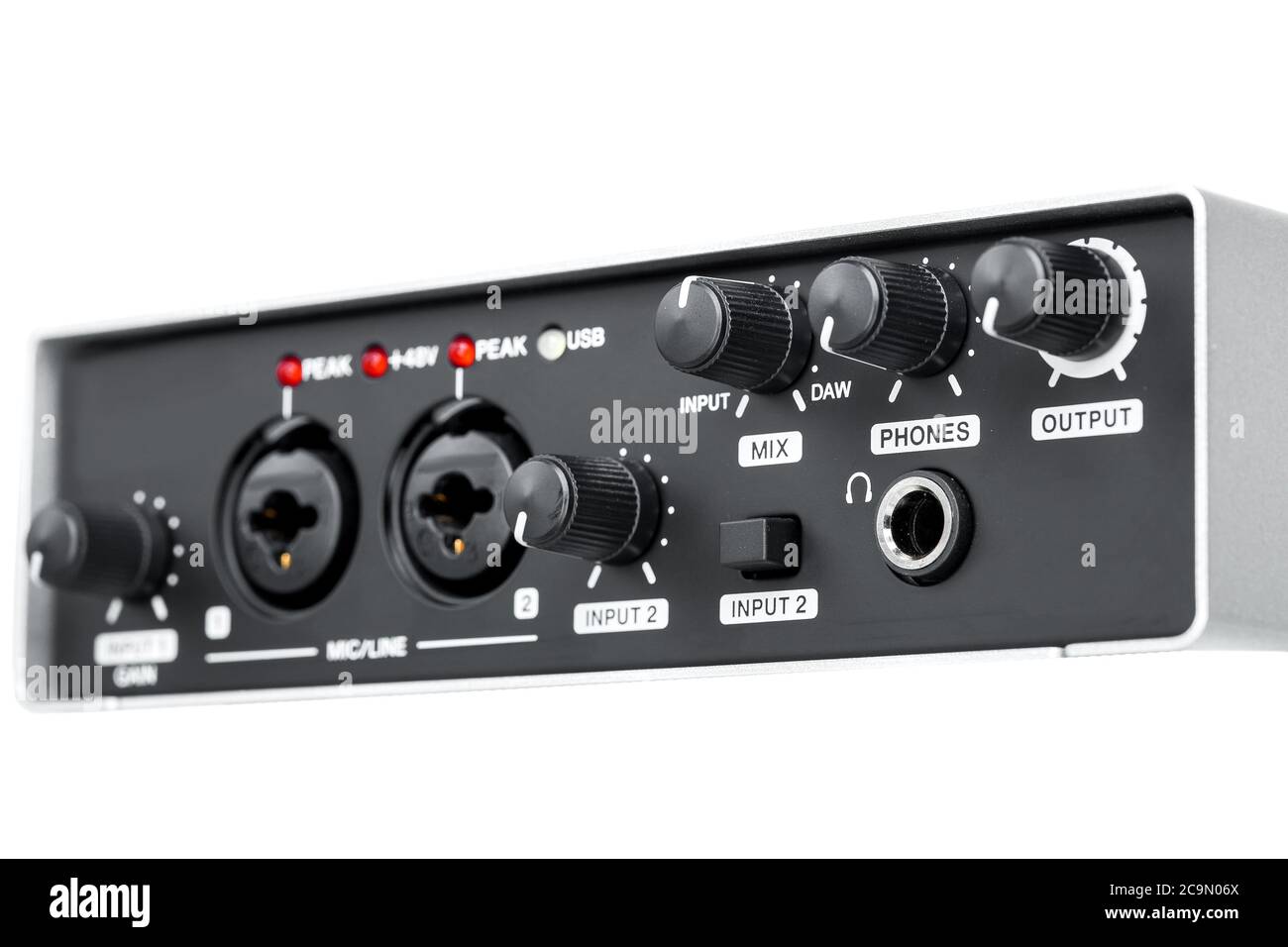 Setting Up Audio Connection Hi res Stock Photography And Images Alamy