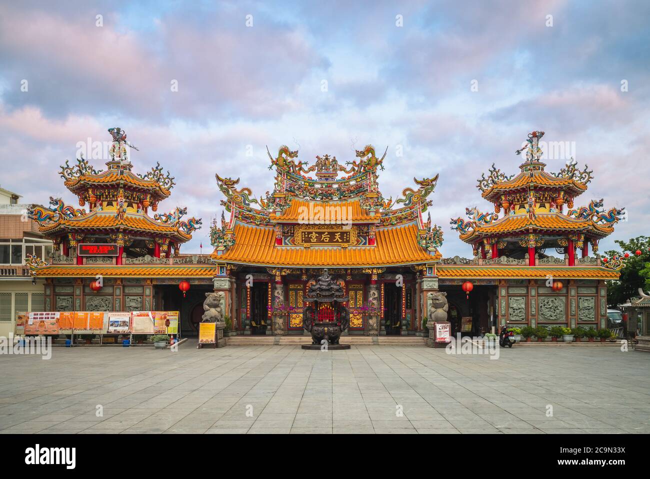 April 21, 2020: Taitung Tianhau Mazu Temple located in Taitung city, taiwan, is the only officially sanctioned Mazu temple in eastern Taiwan dedicated Stock Photo