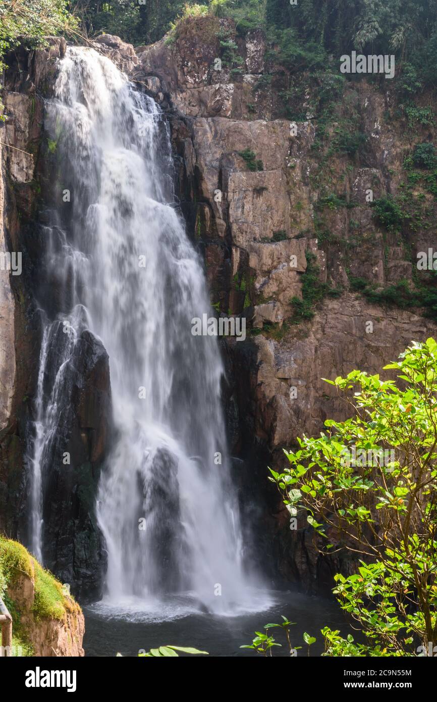 Haew Narok Waterfall at Khao Yai National park, Nakhon Nayok  province, Thailand. Stock Photo