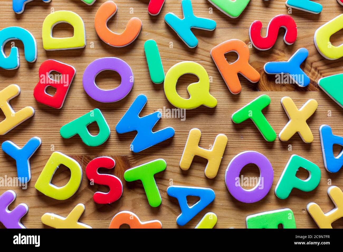 Jumbled Alphabet Letters
