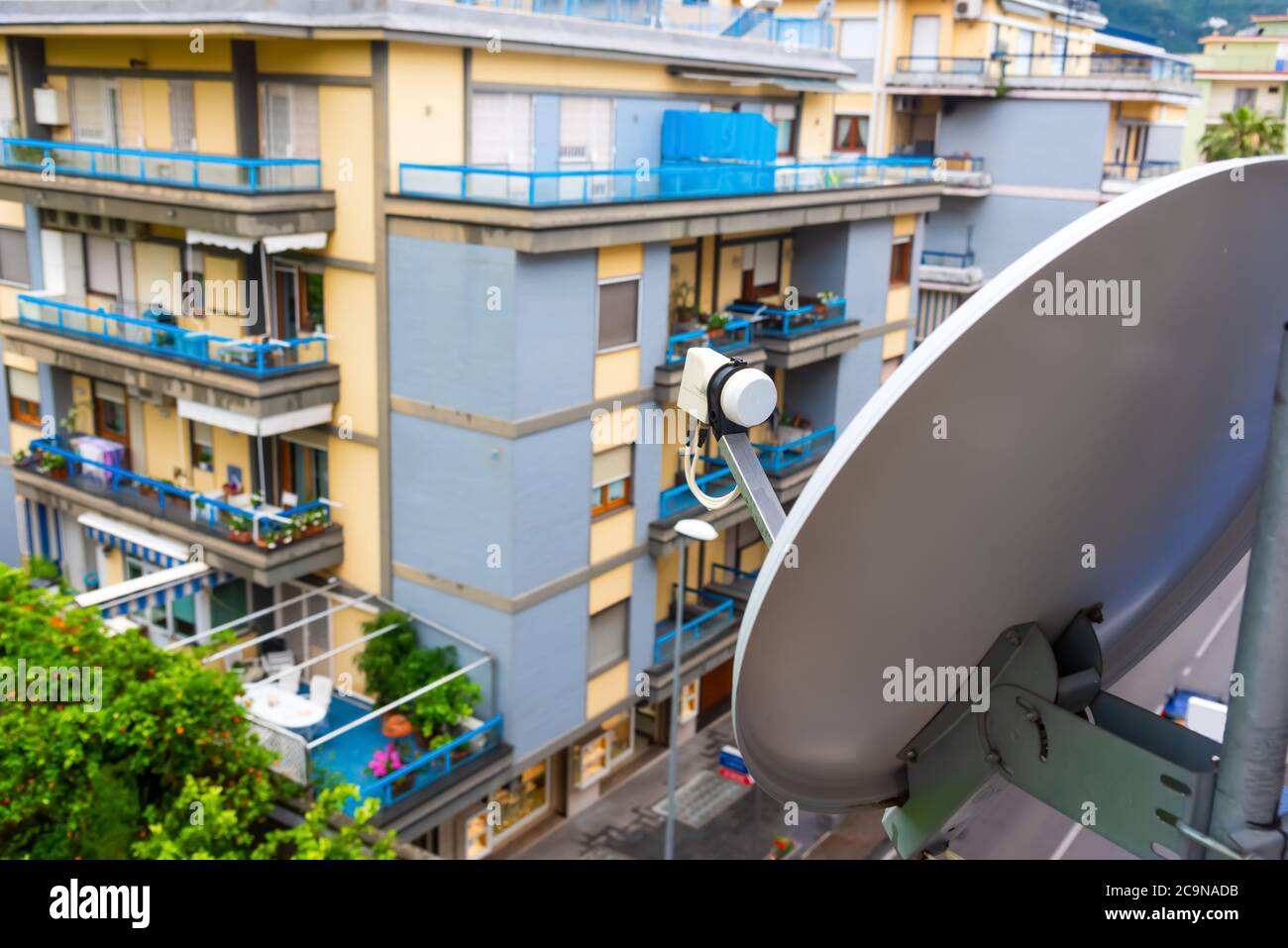Satellite dish home italy hires stock photography and images Alamy