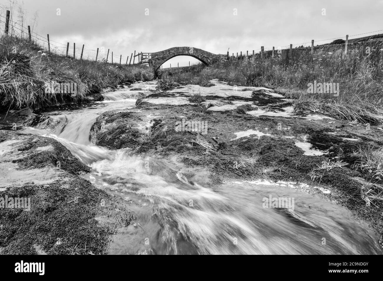 The old packhorse Black and White Stock Photos & Images - Alamy