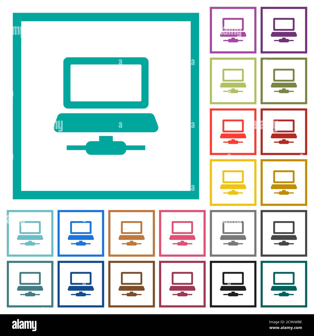 Frames connected Cut Out Stock Images & Pictures - Alamy