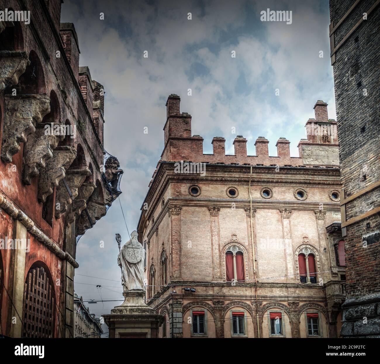 Historic buildings in downtown Bologna, Italy Stock Photo - Alamy