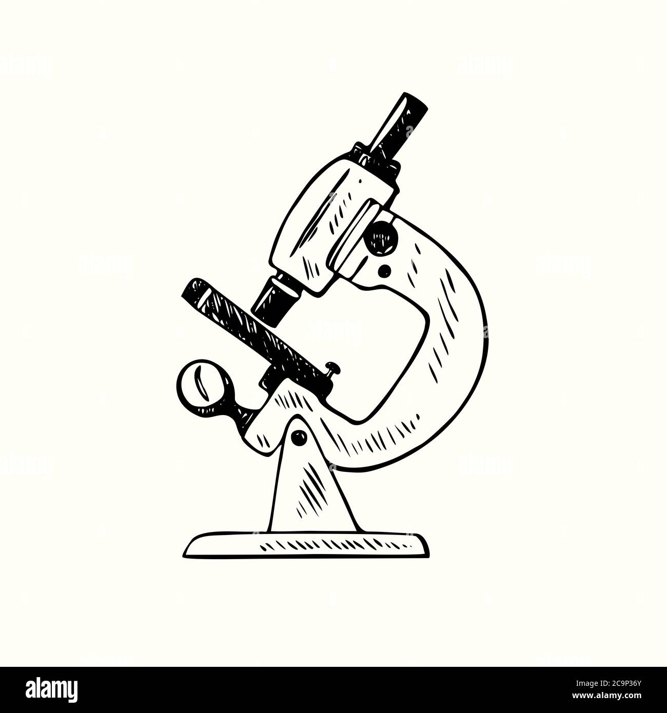 Рисунок микроскопа легкий