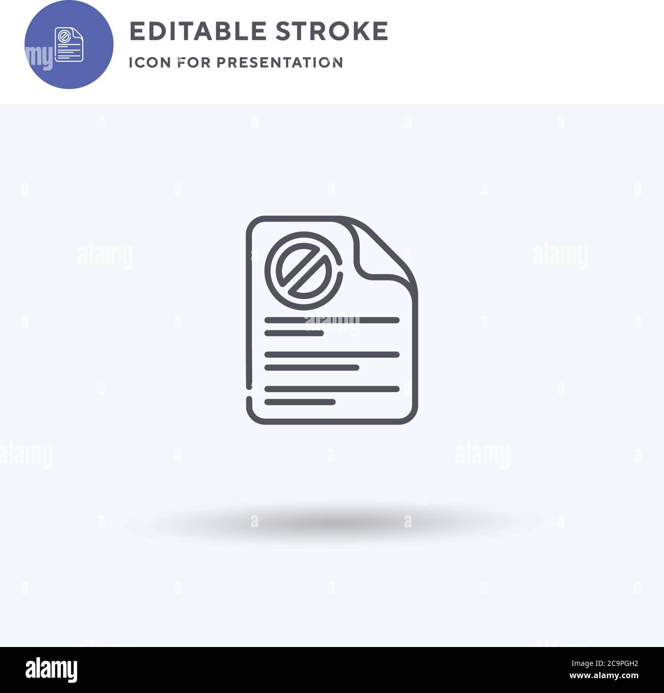 Terms Of Use icon vector, filled flat sign, solid pictogram isolated on