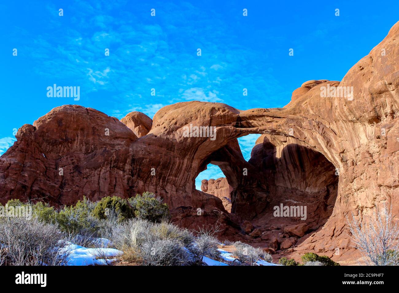 Double Arch Stock Photo