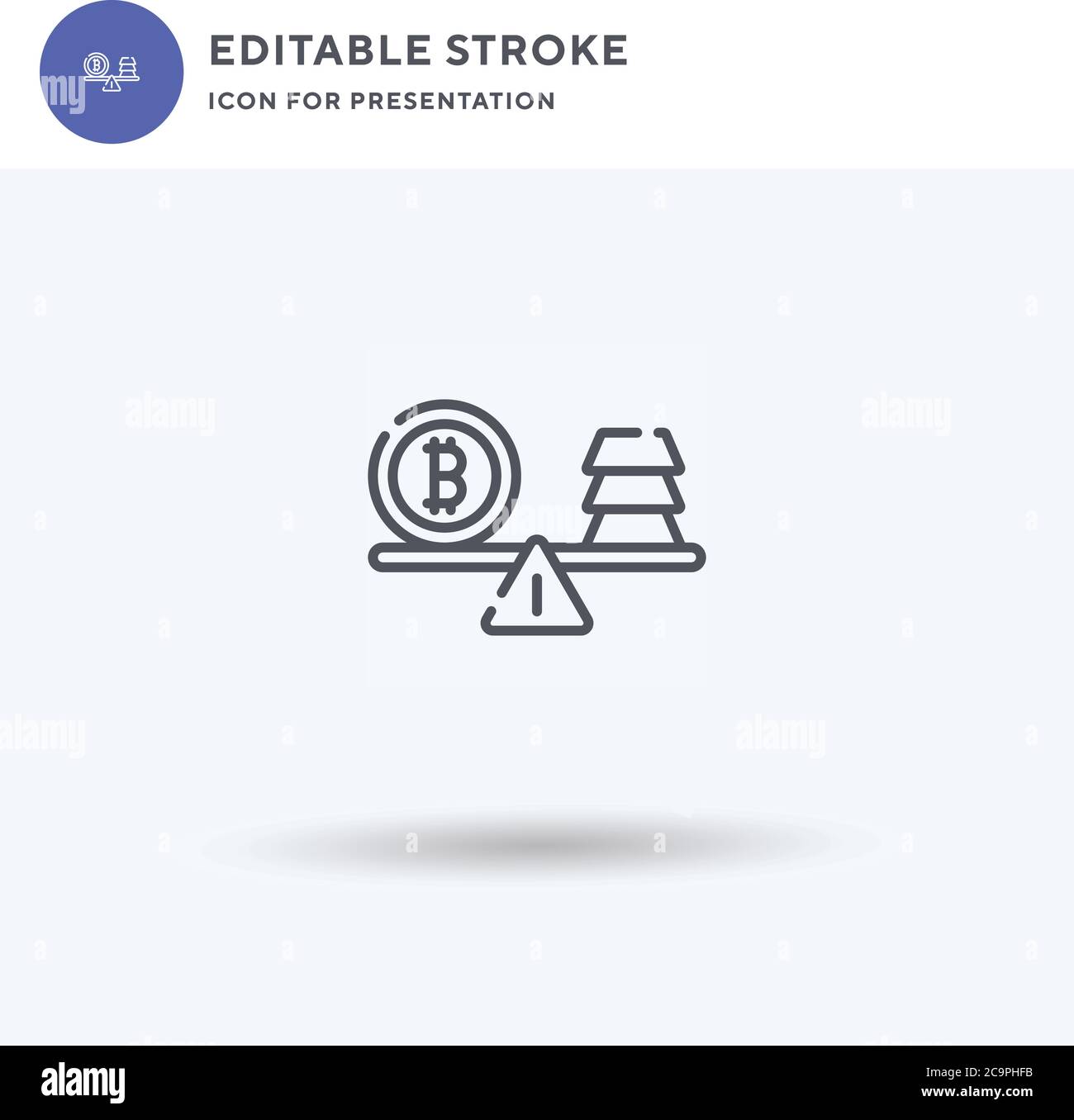 Value icon vector, filled flat sign, solid pictogram isolated on white ...