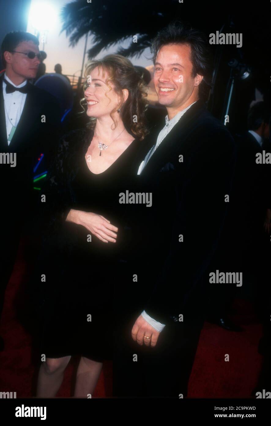 Santa Monica, California, USA 24th February 1996 Actress Roxanne Hart and actor Philip Casnoff attend the Second Annual Screen Actors Guild Awards on February 24, 1996 at Santa Monica Civic Auditorium in Santa Monica, California, USA. Photo by Barry King/Alamy Stock Photo Stock Photo