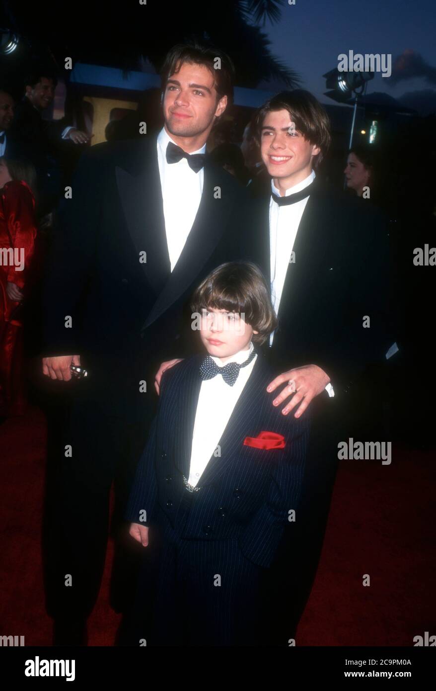 Santa Monica, California, USA 24th February 1996 Actors/brothers Joey