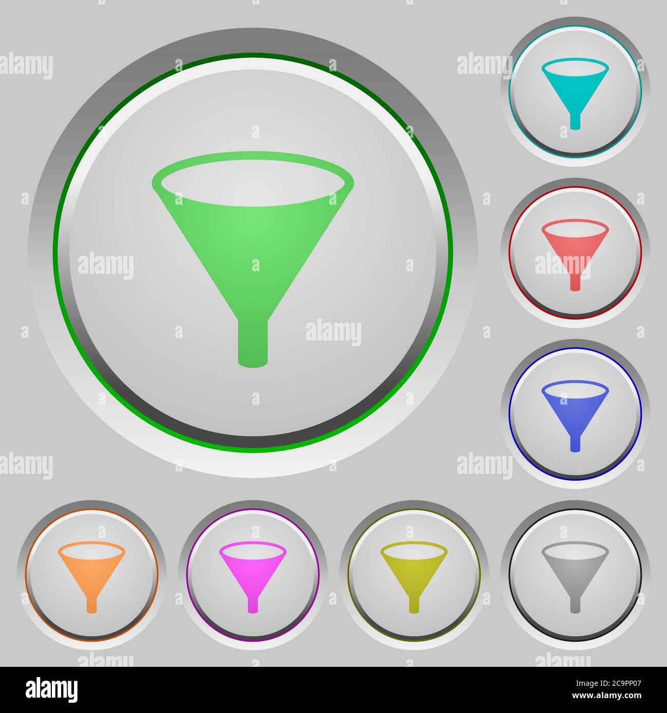 Conical buttons hi-res stock photography and images - Alamy