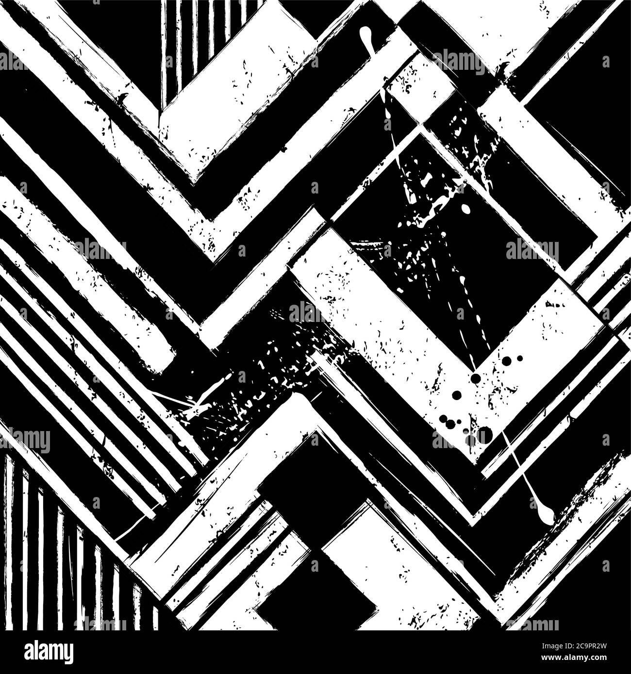 abstract geometric background pattern, with strokes and splashes